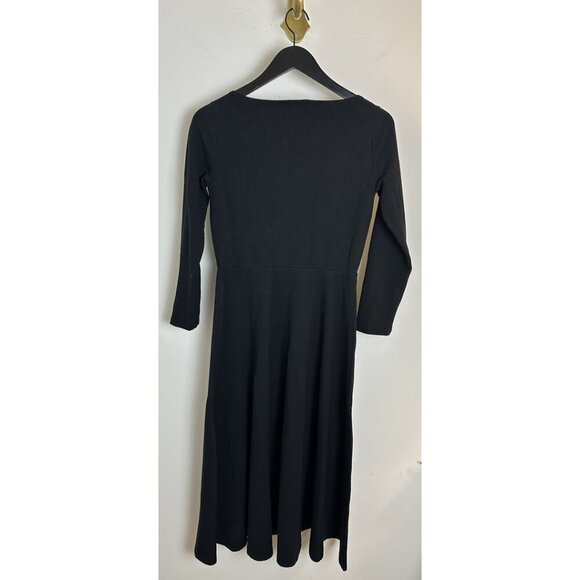 REFORMATION Wiley Knit Dress in Black Size Medium - Picture 6 of 11